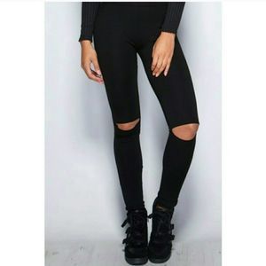 4 for $35  Black open knee leggings LAST ONE